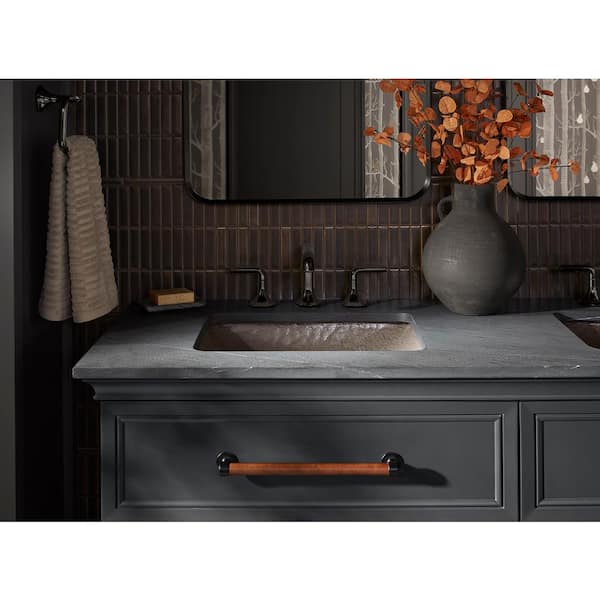 KOHLER Yepsen Glass Undermount Bathroom Sink in Opaque Stone