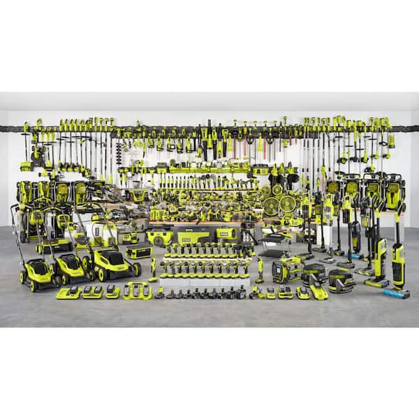 RYOBI ONE+ 18V Lithium-Ion 4.0 Ah Battery (2-Pack) with 18V ONE+