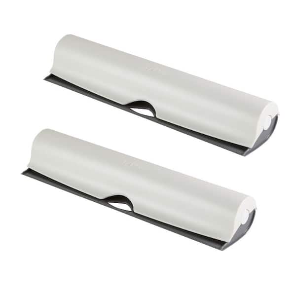 Gray Refillable Wrap Dispensers (Set of 2)