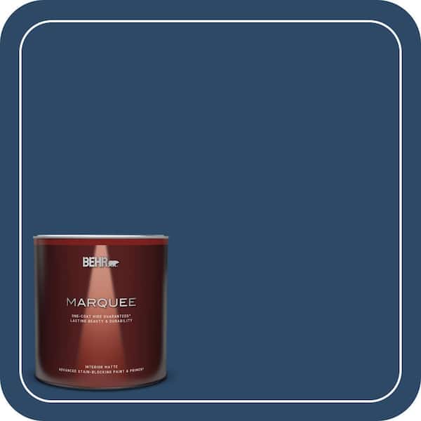 BEHR MARQUEE 1 qt. #PPF-57 Lake View Matte Interior Paint & Primer