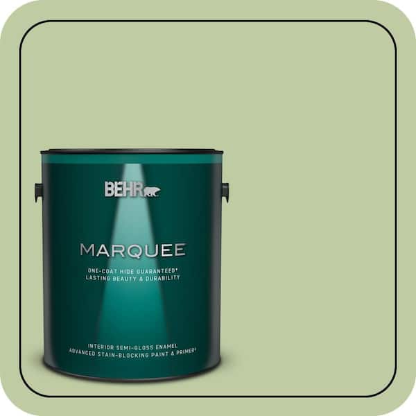BEHR MARQUEE 1 gal. #M360-4 Marjoram One-Coat Hide Semi-Gloss Enamel Interior Paint & Primer