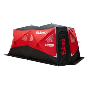 Outbreak 850XD, Pop-Up Portable Shelter, Insulated, Red/Black, 7 to 9 Person