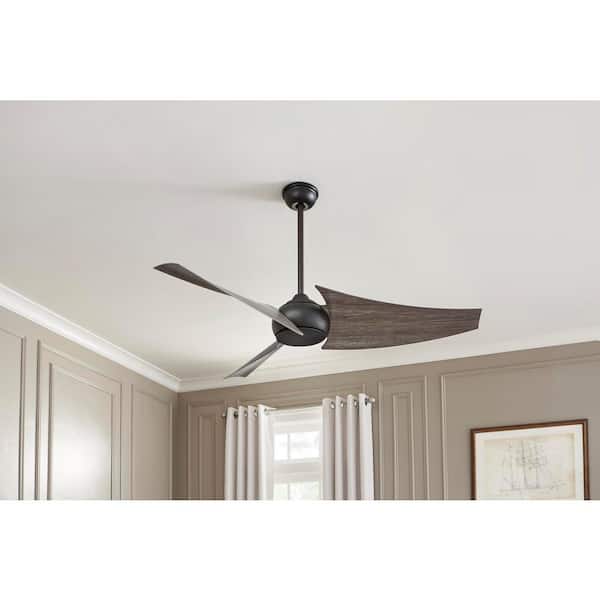 Gainsley 60 in. Matte Black Ceiling Fan