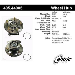 SET-CE41091003-F Centric Set of 2 Wheel Bearings Front or Rear New for C10 Pair