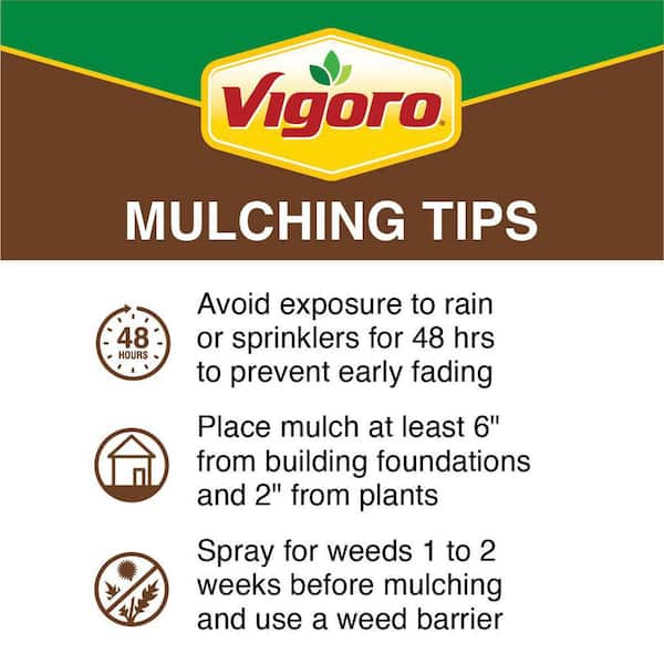 Vigoro - 2 cu. ft. Premium Brown Wood Shredded Bagged Mulch