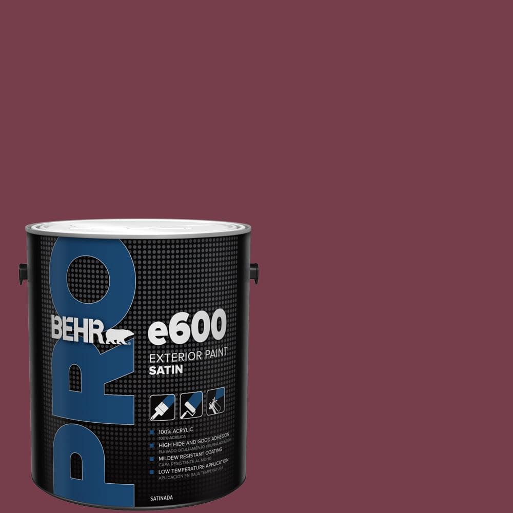 1 gal. #ICC-110 Vintage Merlot Satin Exterior Paint product image for price tracking