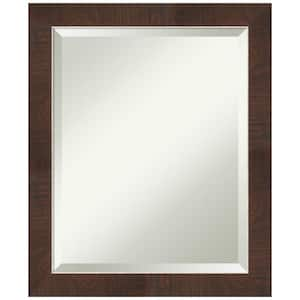 Wildwood Brown Narrow 19.25 in. H x 23.25 in. W Framed Wall Mirror