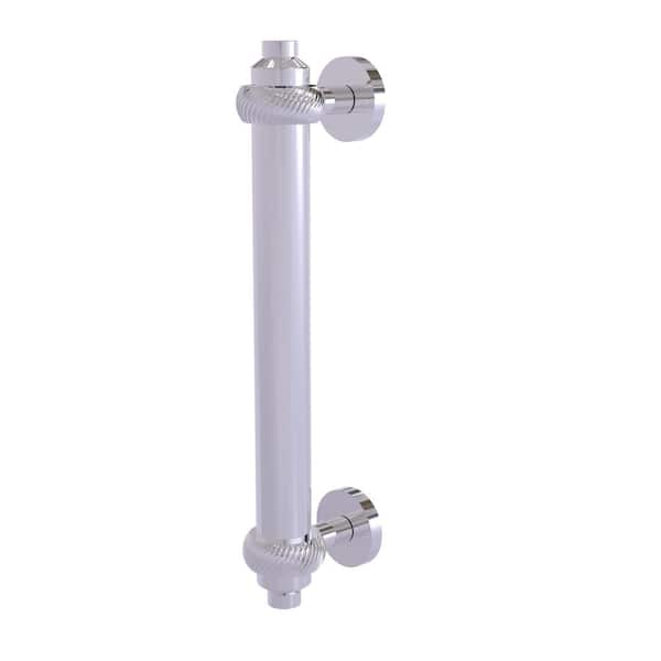 Allied Brass 8 in. Center-to-Center Door Pull with Twisted Aents in Polished Chrome