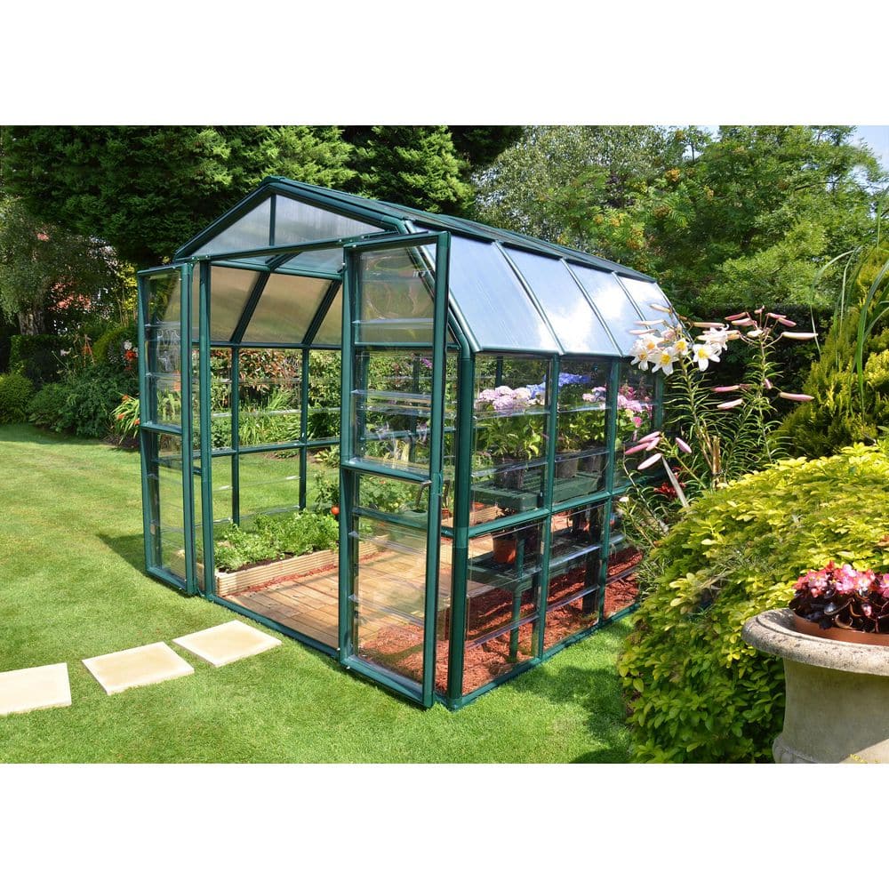 CANOPIA by PALRAM Grand Gardener 8 ft. x 8 ft. Green/Clear