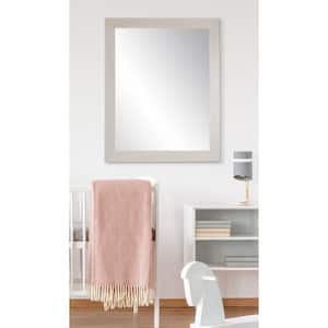 Medium Rectangle Gray Casual Mirror (35.5 in. H x 32 in. W)