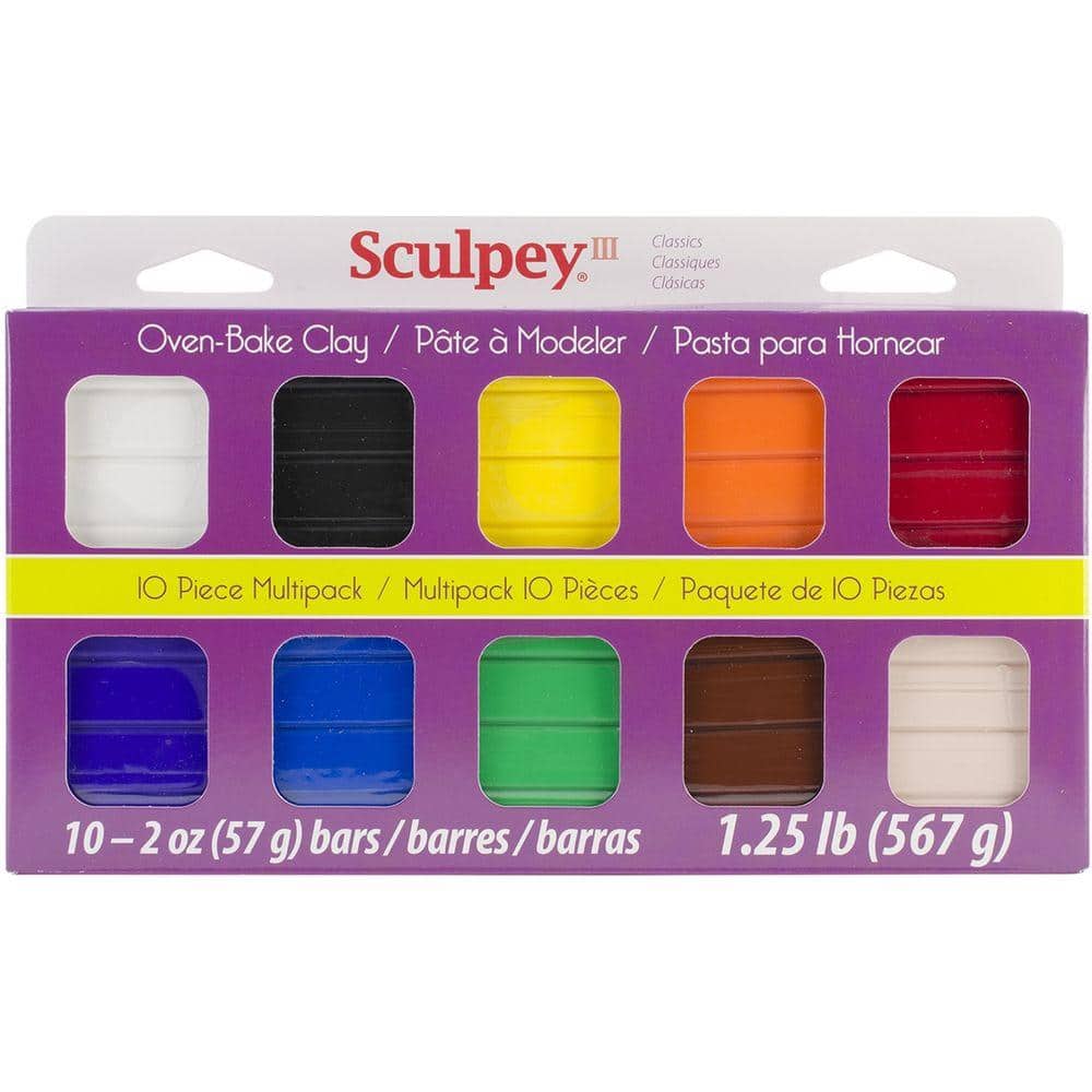 Sculpey Polymer Clay Multipack 2 oz. Classic Collection (10-Pack