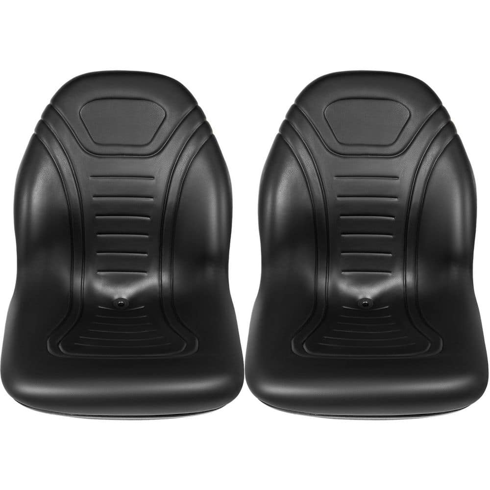 2-Pack Universal Tractor Seat Replacement, Black Vinyl High Back Forklift Seats with Drain Hole and Bolt Patterns price history on PriceWatchPro