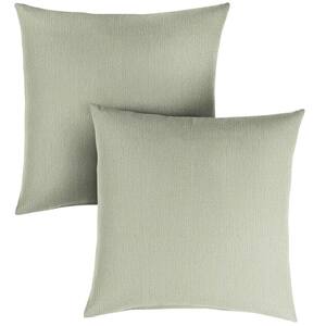 Sunbrella Revive Stem Square Outdoor Throw Pillow (2-Pack)