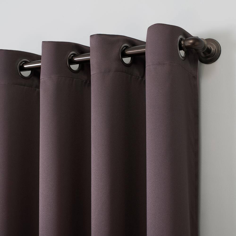 Fig Polyester 108" Blackout Grommet Curtain Panel