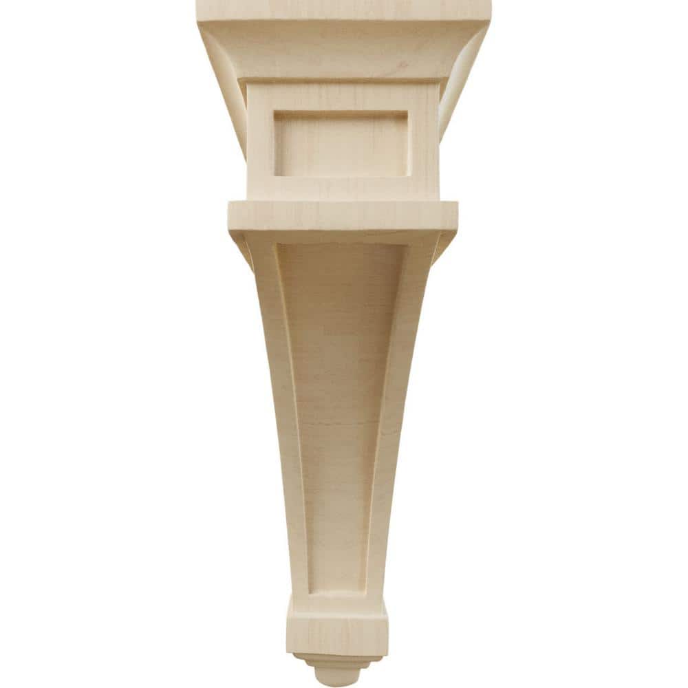 Arlington 13.75" Hand-Carved Rubberwood Corbel