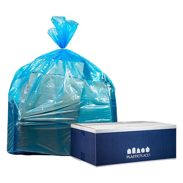Plasticplace 20-30 Gal. Blue Recycling Bags (Case of 200)