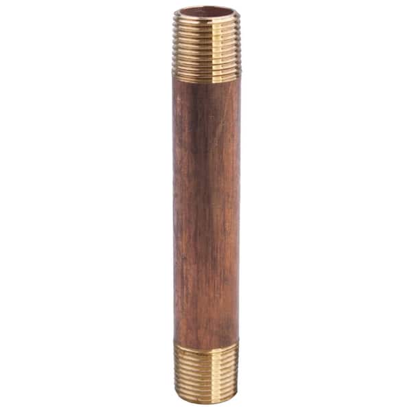 LTWFITTING 3/8 in. x 4 in. MIP Brass Nipple Fitting (5-Pack)