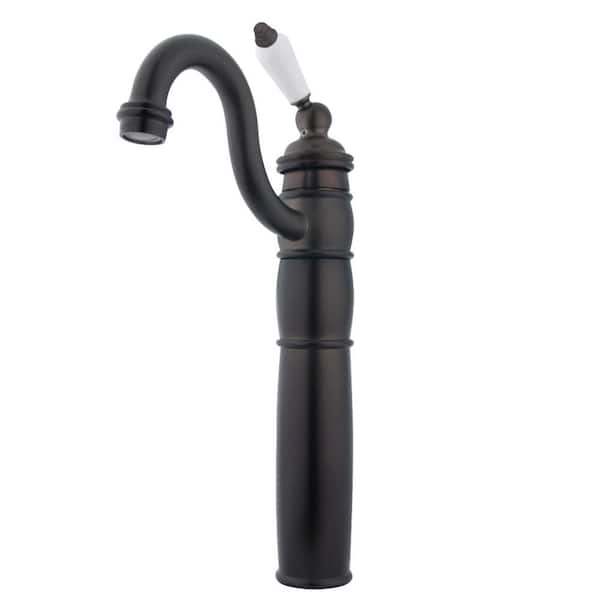Kingston Brass Heritage Single Hole Single-Handle Bathroom Faucet in Oil Rubbed Bronze