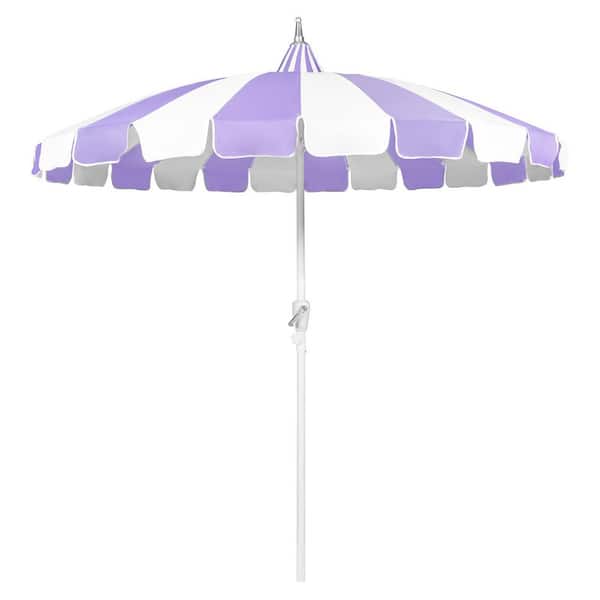 GARSING 8 ft. Pagoda Outdoor Market Patio Umbrella in Purple