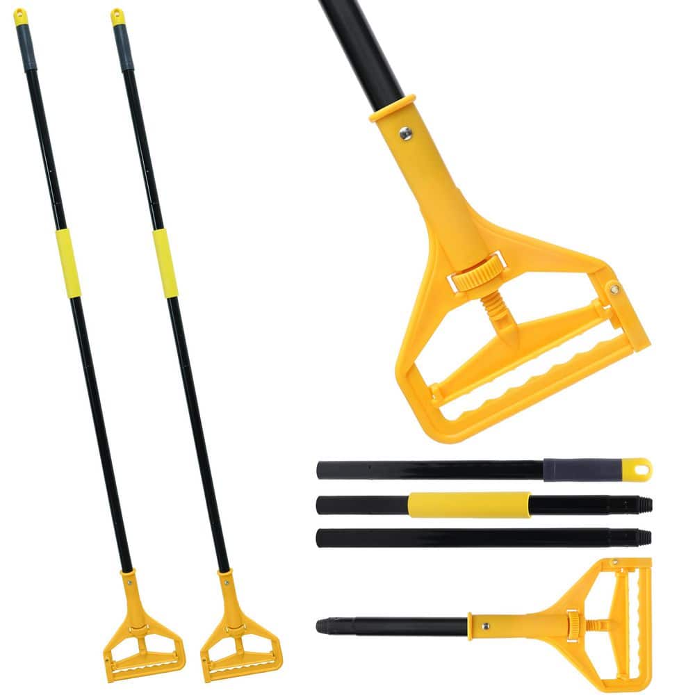 Heavy-Duty 61 in. Extendable Side Gate Handle, Thumb Wheel Clamp, Commercial and Household Cleaning Pole (2-Pack) price history on PriceWatchPro