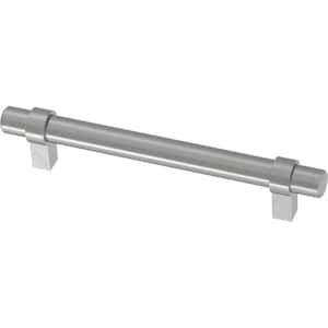 Simple Wrapped Bar 5-1/16 in. (128 mm) Stainless Steel Cabinet Drawer Pull (30-Pack)