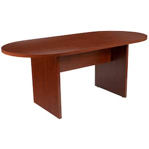 35 in. W Cherry Wood Secretary Desk