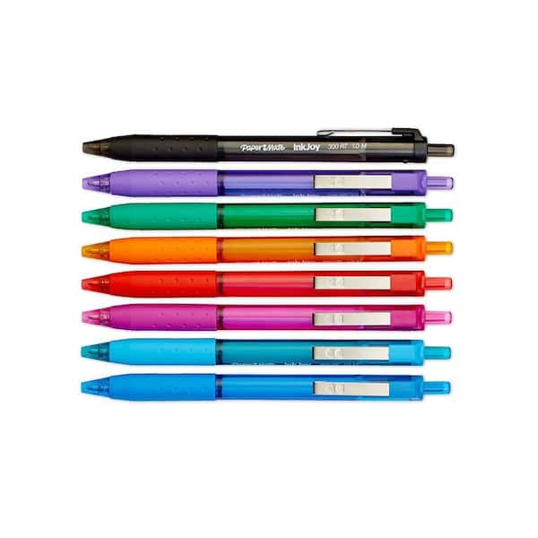 Paper Mate InkJoy Ballpoint Pen, Medium Point (1.0 mm), Assorted Ink Colors - 8 pens