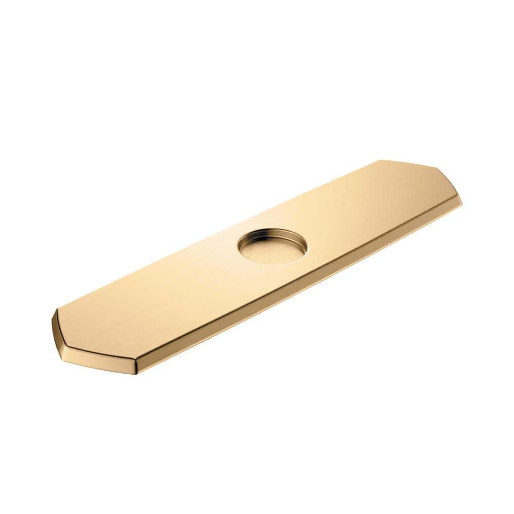 Locarno 3 in. Brass Kitchen Sink Faucet Hole Cover Deck Plate Escutcheon in Brushed Bronze price history on PriceWatchPro