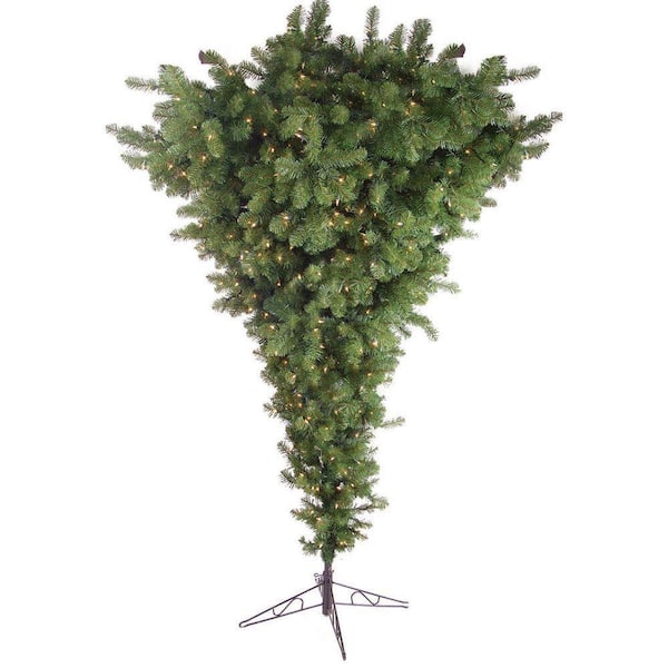 Sterling 7 5 Ft Pre Lit Upside Down Pine Artificial Christmas Tree With Clear Lights 2262 75c The Home Depot Sterling 7 5 Ft Pre Lit Upside Down Pine Artificial Christmas Tree With Clear Lights 2262 75c The Home Depot