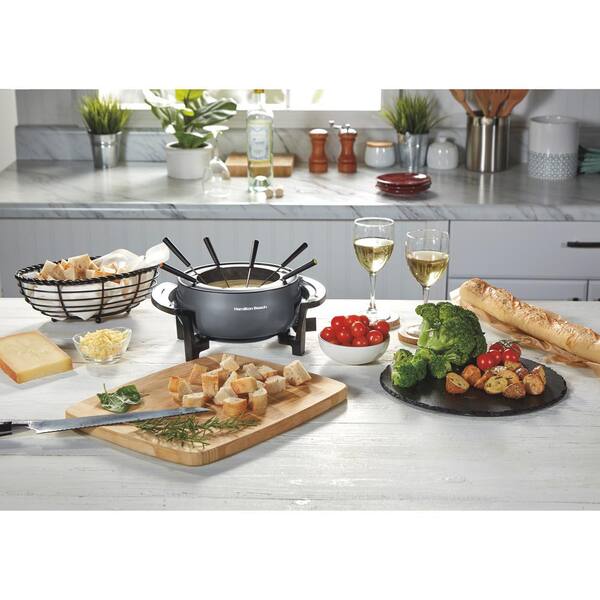 Hamilton Beach 3 quart Ceramic Cheese, Chocolate or broth fondue