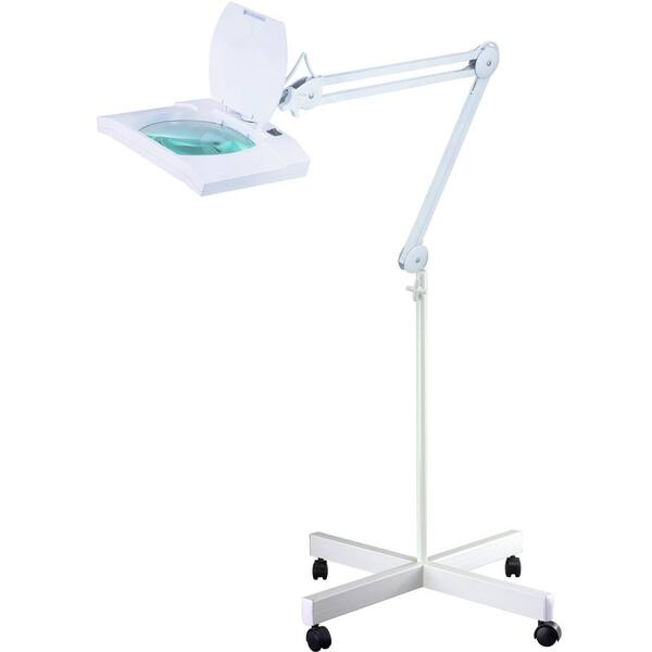 Desktop Reading Lamp 60 LED & Integrated Magnifying Glass 3x