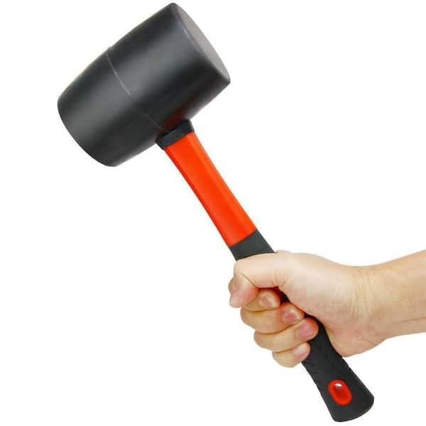 Stanley 16 oz. White Rubber Mallet STHT56145 - The Home Depot