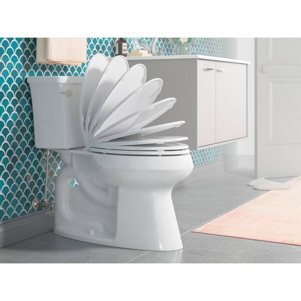 KOHLER Highline Arc the Complete Solution 2-Piece 1.28 GPF Single Flush  Round-Front Toilet in White, Seat Included (6-Pack) K-78253-6-0 - The Home  Depot