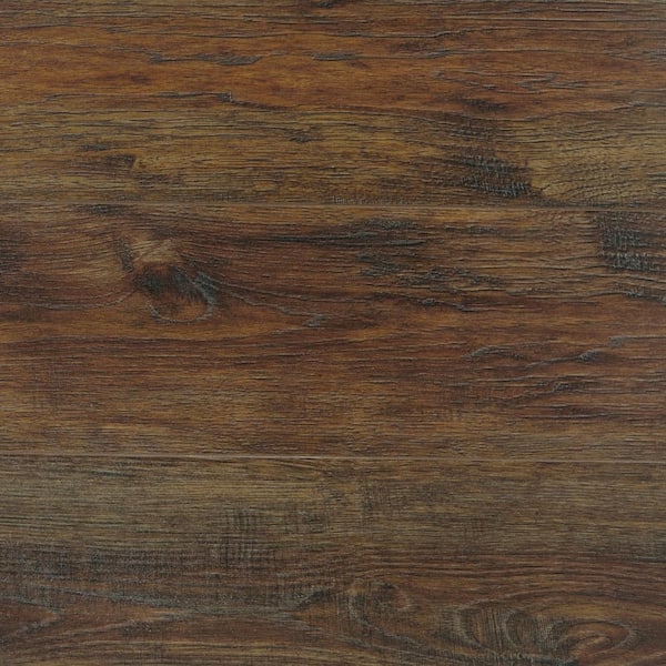 Home Decorators Collection Take Home Sample - Callahan Aged Hickory Laminate Flooring - 5 in. x 7 in.