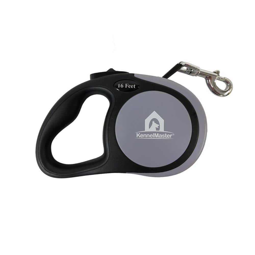 Black retractable 2024 dog lead