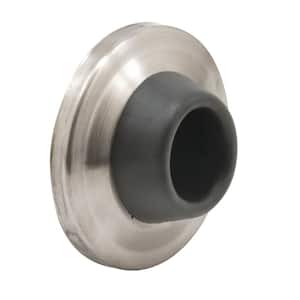 2-1/2 in. Brushed Stainless, Wall Door Stop