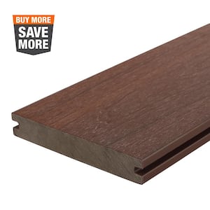 UltraShield Naturale Magellan 1 in. x 6 in. x 8 ft. Brazilian Ipe Solid with Groove Composite Decking Board