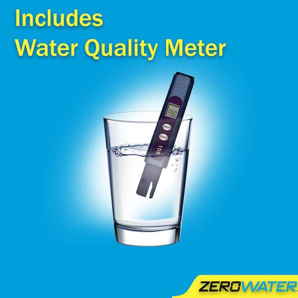 ZeroWater 22-Cup Ready-Read 5-Stage Water Filter Dispenser with Instant  Read Out - 0 TDS IAPMO Certified to Reduce Lead, Chromium, and PFOA/PFOS