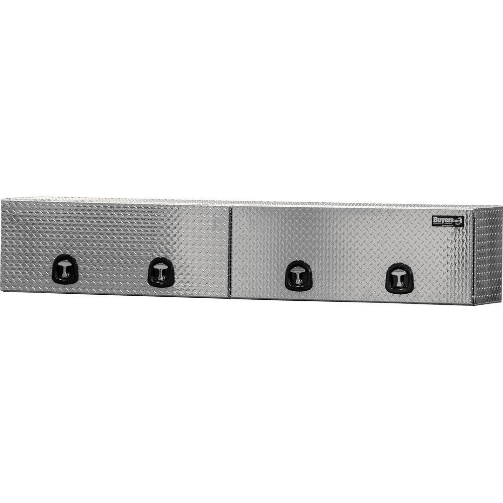 Lund 62 in Gloss Black Aluminum Full Size Crossbed Truck Tool Box