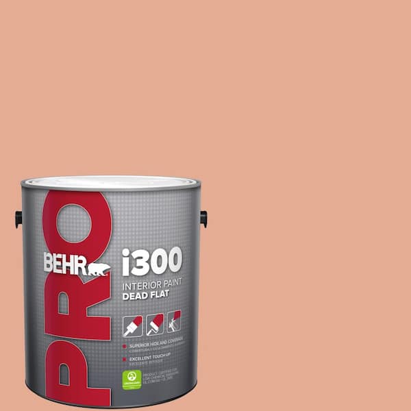 BEHR PRO 1 gal. #M200-4 Coral Cloud Dead Flat Interior Paint