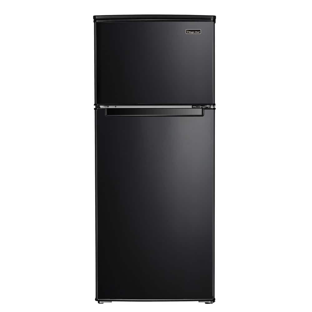 18.5 in. W, 4.5 cu. ft. 2-Door Mini Refrigerator, with Freezer in Black
