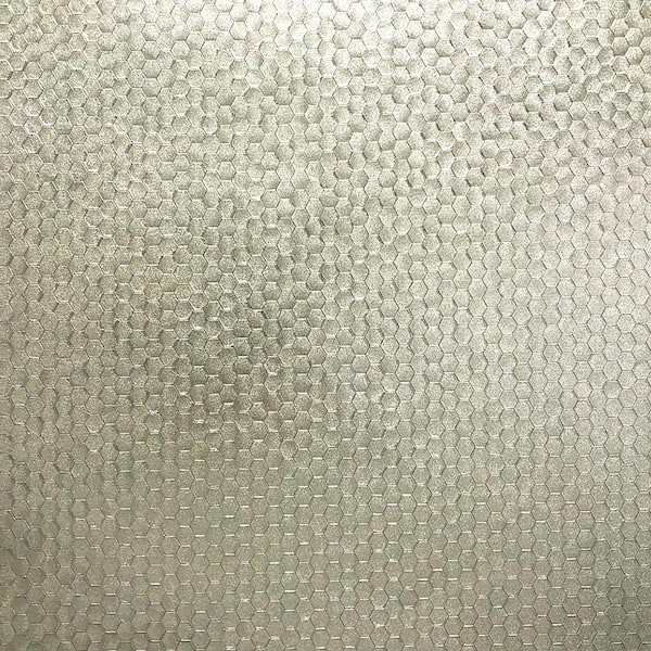 Brewster Geometrics Platinum Wallpaper Sample
