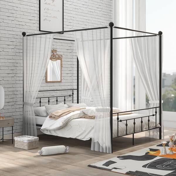 Elegant deals canopy bed