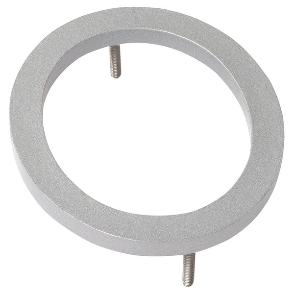 Montague Metal Products 4 in. Silver Aluminum Floating or Flat Modern House Number 0