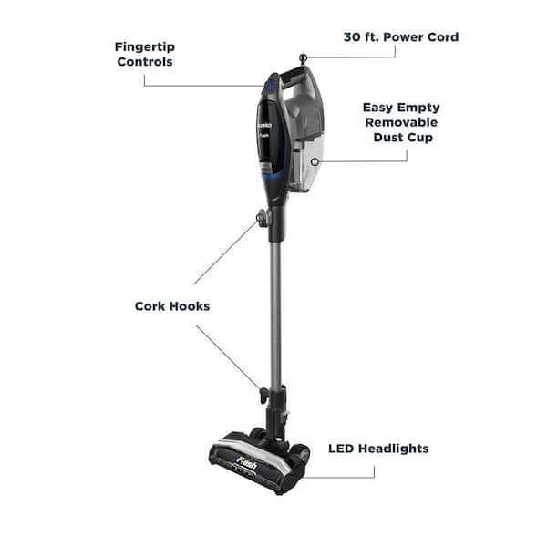 Eureka HDUSV19 Flash Corded Stick Bagless 2-in-1 Vacuum Cleaner with Storage Base - 3