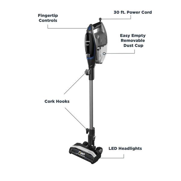 Eureka Flash Corded Stick Bagless 2-in-1 Vacuum Cleaner with Storage Base  HDUSV19 - The Home Depot