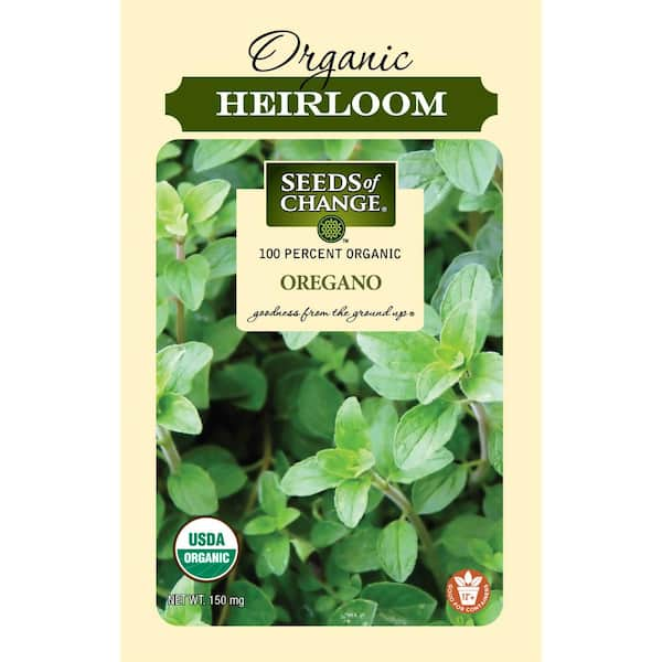 Seeds of Change Organic Greek Oregano Seed-07292 - The Home Depot