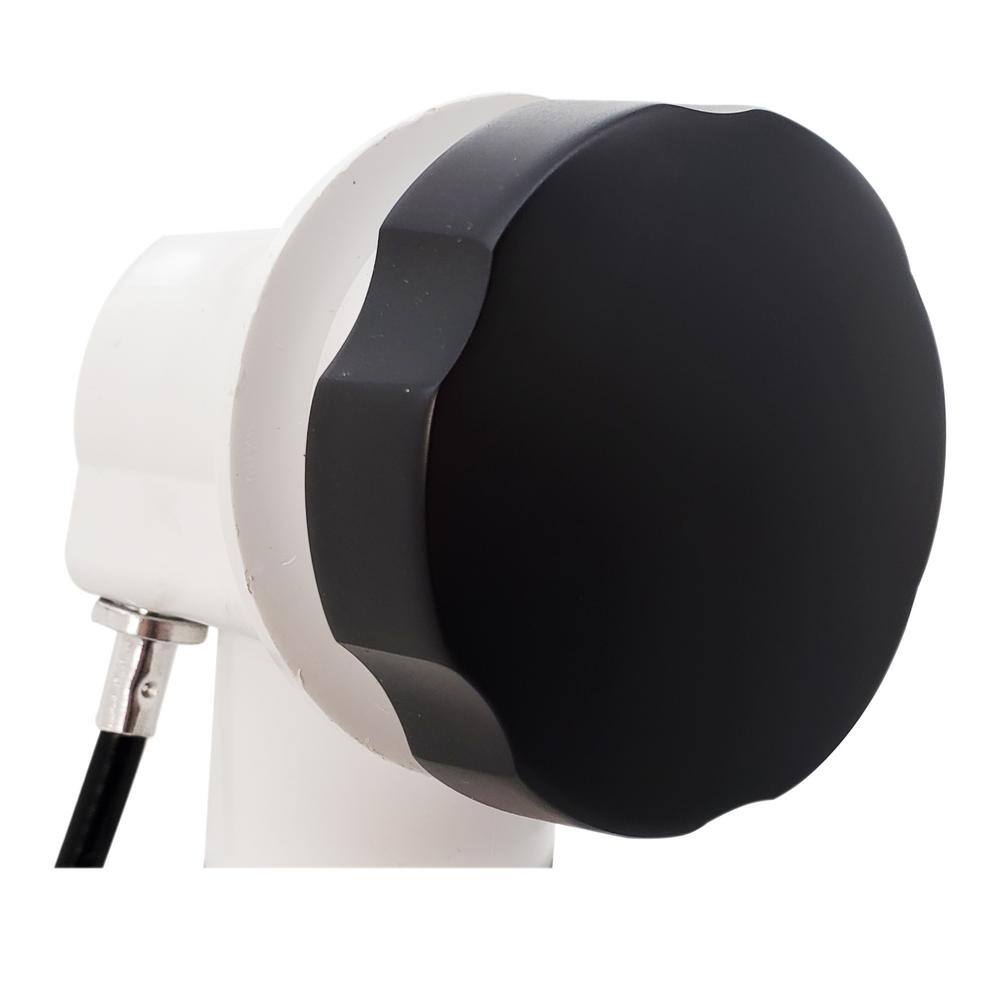 Matte Black 27" Cable Drive Bathtub Drain Trim with Poly Pipe Assembly