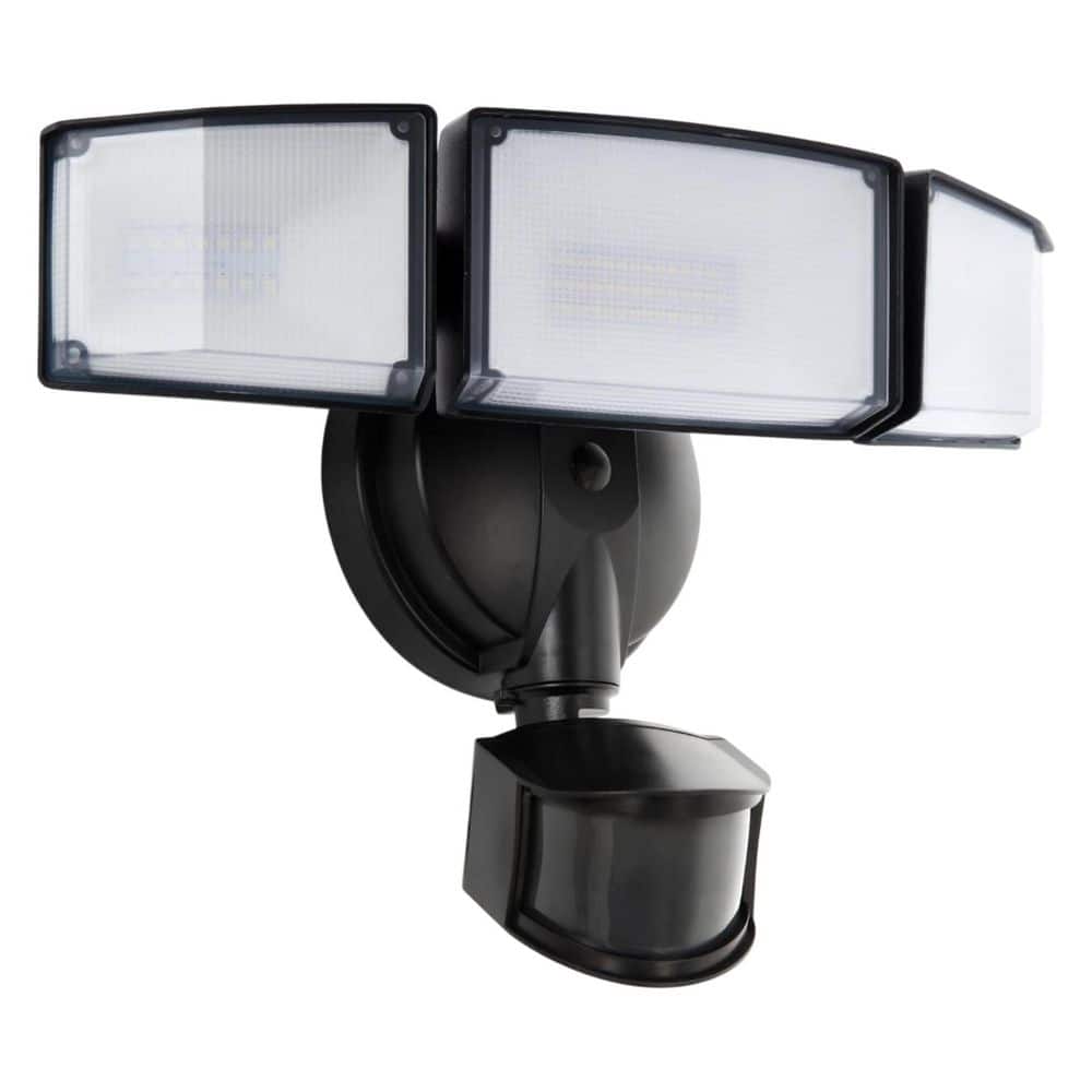 49W LED Outdoor Security Flood Light 5000K Daylight IP65 Waterproof Motion Sensing Dusk to Dawn Black 1 Pack price history on PriceWatchPro