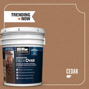 5 gal. #SC-146 Cedar Textured Solid Color Exterior Wood and Concrete Coating